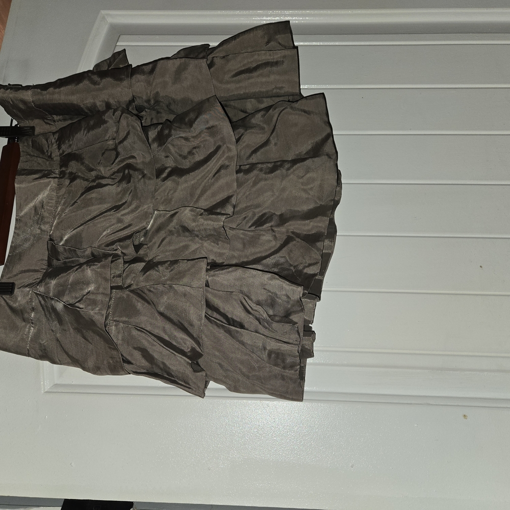 Banana Republic Gray Mini Bubble Skirt